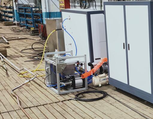 船用管路打水壓測試臺在渤海某船廠完成運行交付！