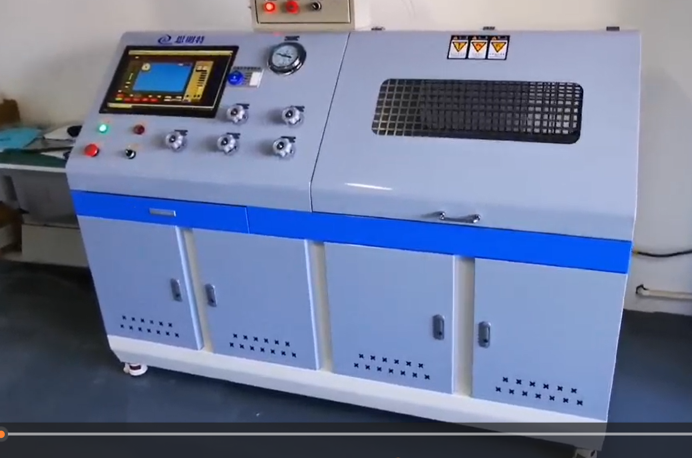 閥門的動(dòng)壓靜壓測(cè)試系統(tǒng)-閥門耐水壓力測(cè)試臺(tái)（專用機(jī)）